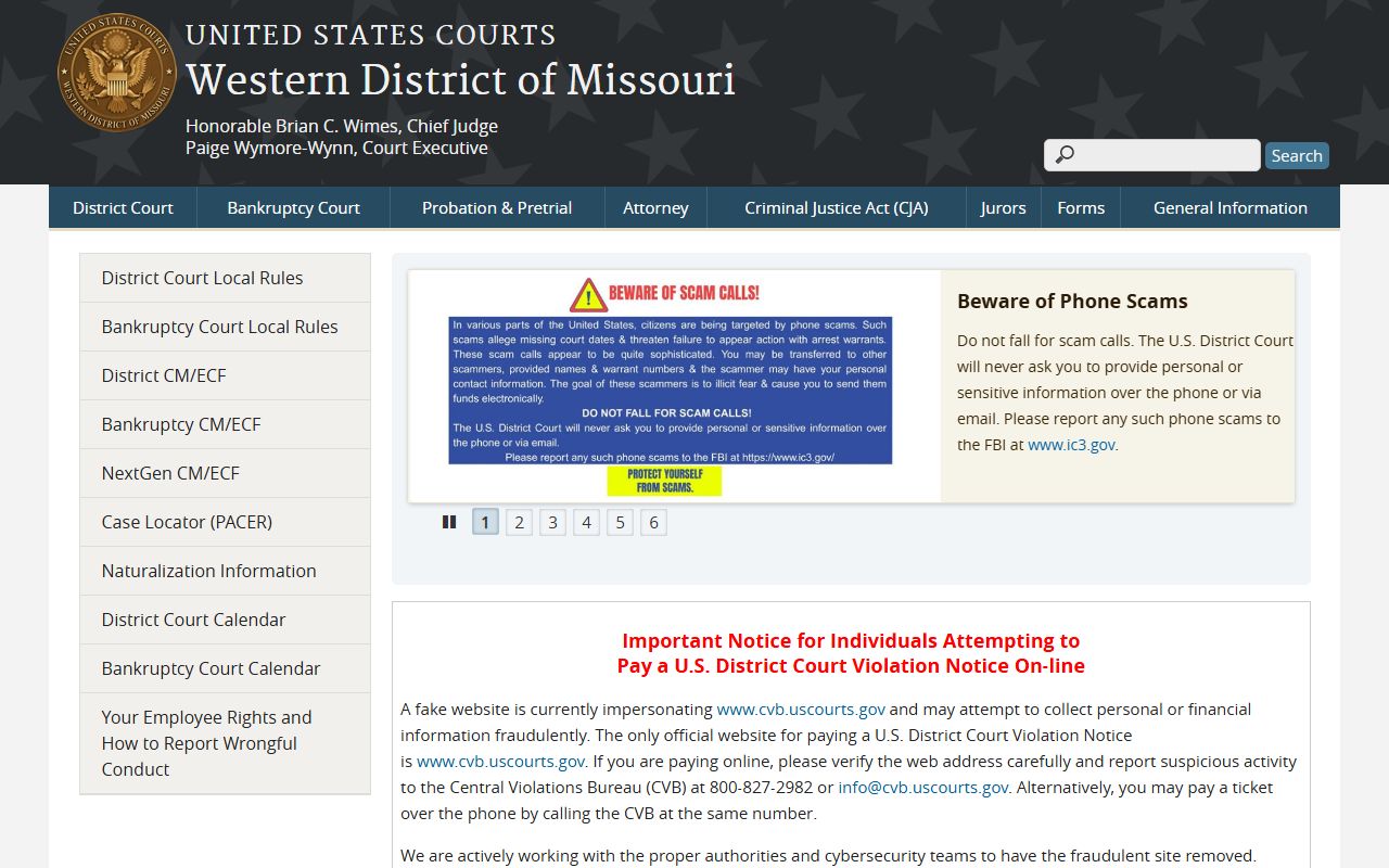 U.S. District Court records covering Clay County court records overlap